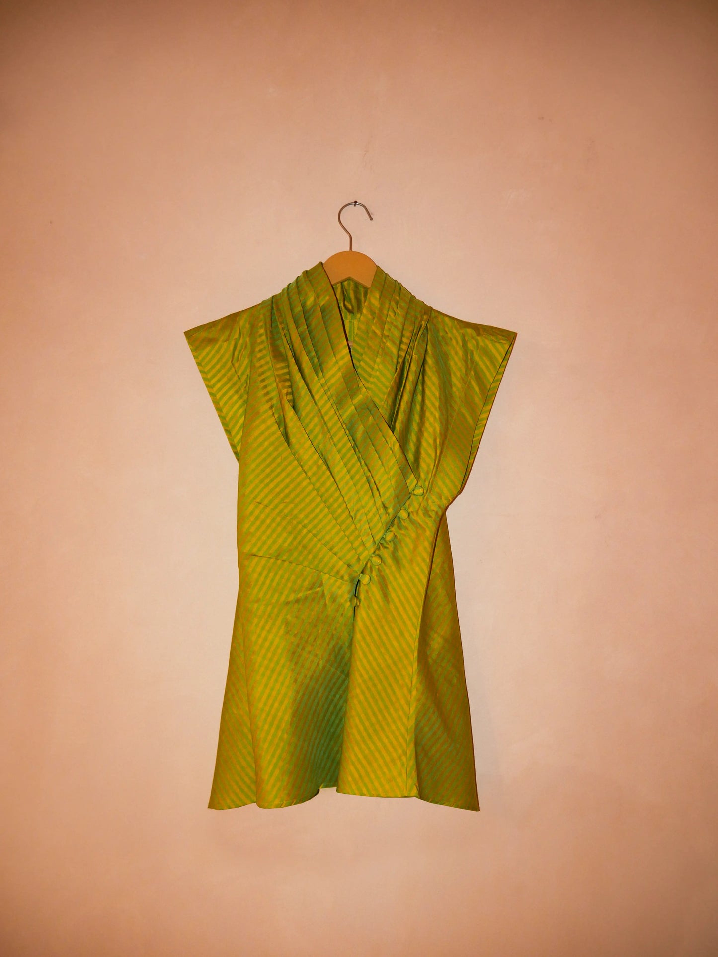 ANTRIKHA Top is a one of a kind piece, handcrafted in house from pure silk.