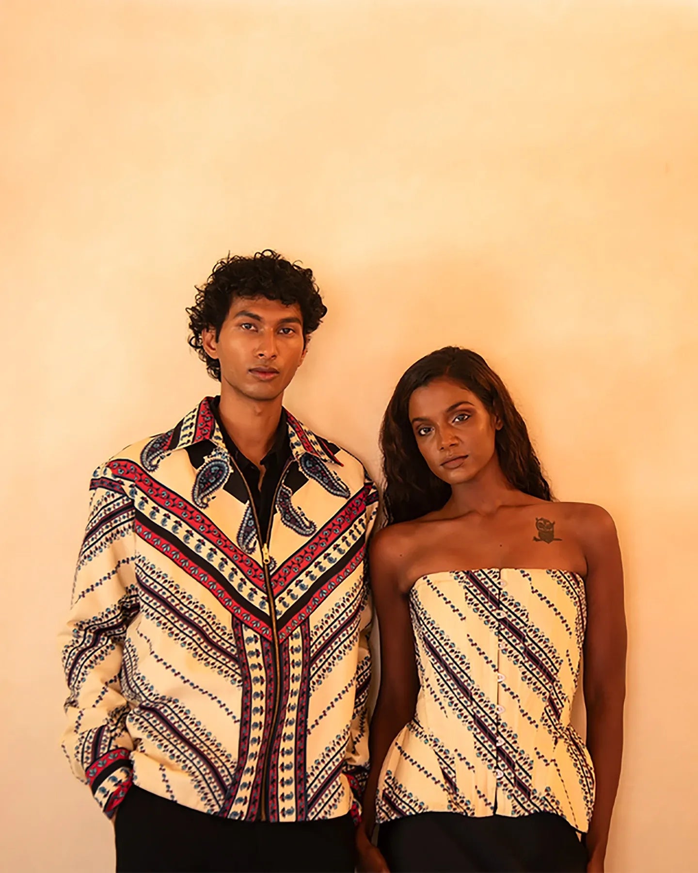 Aksa Bomber IV is our one-of-a-kind printed silk bomber jacket, handcrafted by skilled artisans in-house using a one-of-a-kind vintage silk saree.