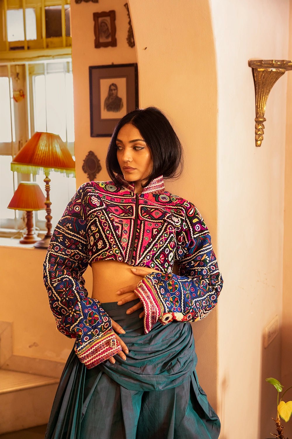 CHOLA NO III. I is a one-of-a-kind piece, handcrafted in-house using carefully sourced traditional cholas