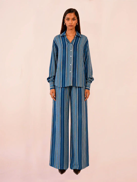 INDIGO PANTS are our one of a kind pants, crafted in-house with a focus on fluidity and ease. 