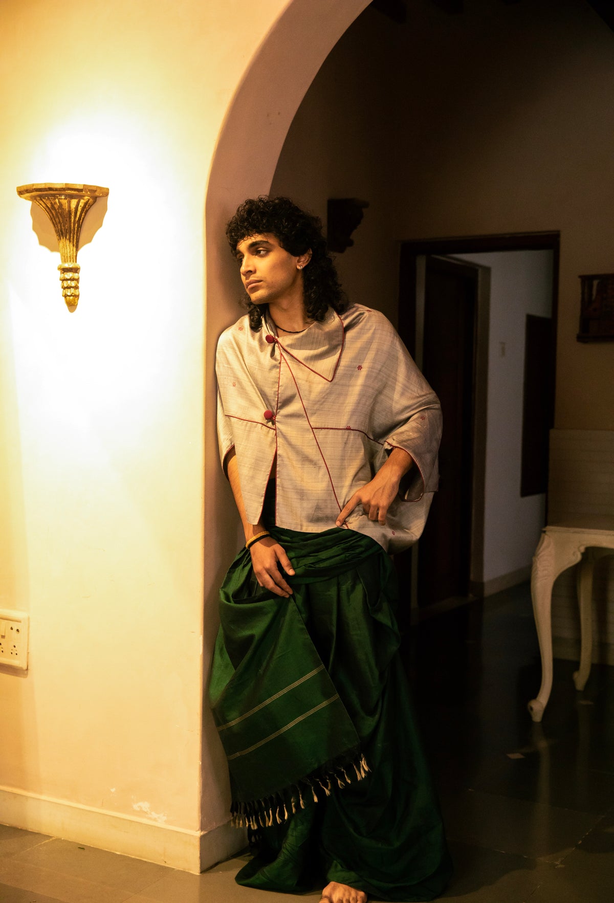 PATANG TOP is our one-of-a-kind top, handcrafted in-house from a single square of fabric, folded seamlessly into form without any cuts or waste.