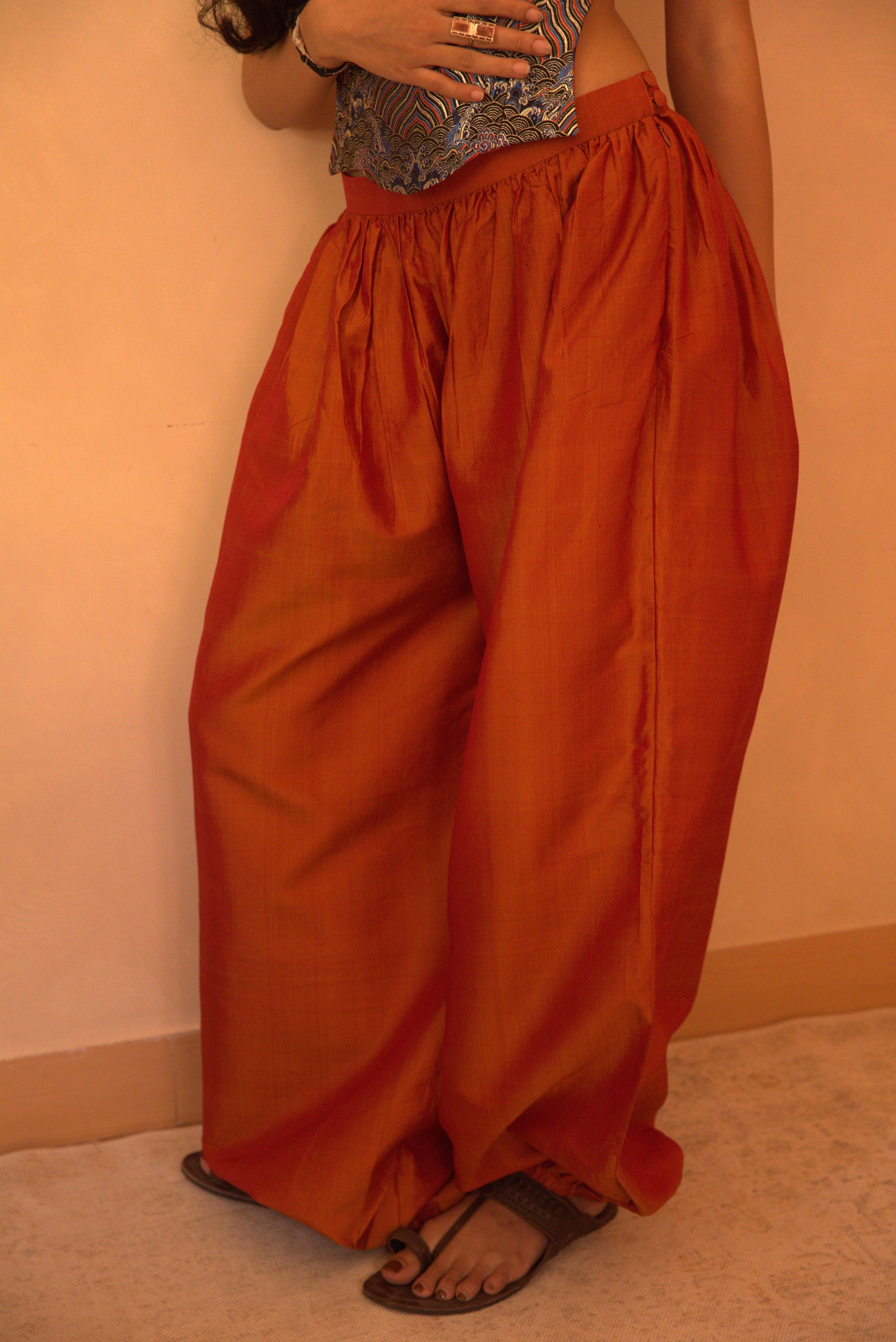 SIARA PANTS I are our one of a kind pants, crafted in-house from pure silk.