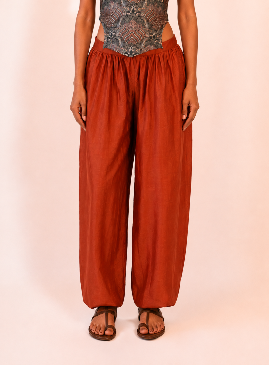 SIARA PANTS I are our one of a kind pants, crafted in-house from pure silk.