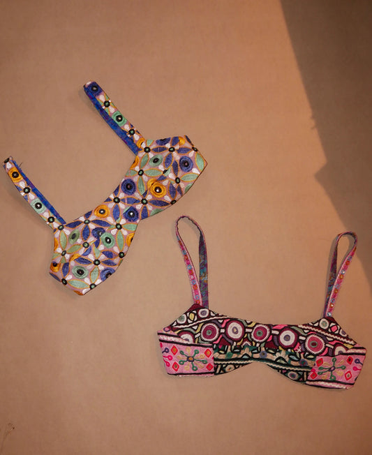 VYOM II, made using leftover choli, from the chola jacket