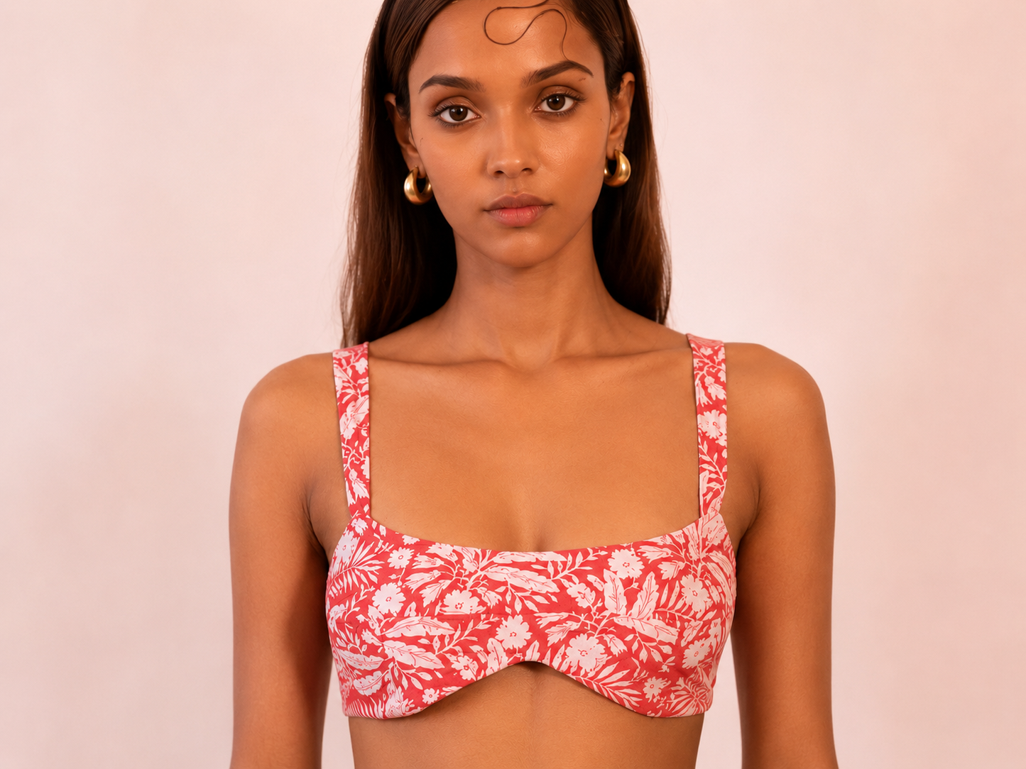 LEIA BRALETTE is a one of a kind piece, handcrafted in house from vintage pure silk. 